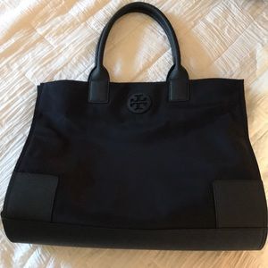 Tory Burch navy nylon bag